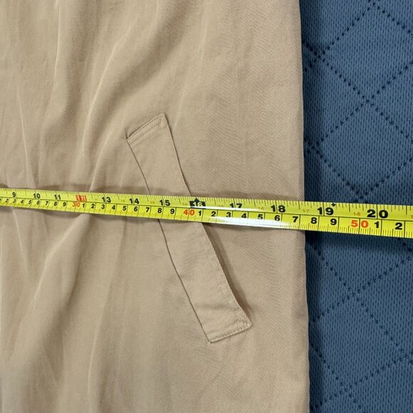 Ralph Lauren Sleeveless Lace-Up Cotton Blend Khaki Dress Size XS - Picture 7 of 7